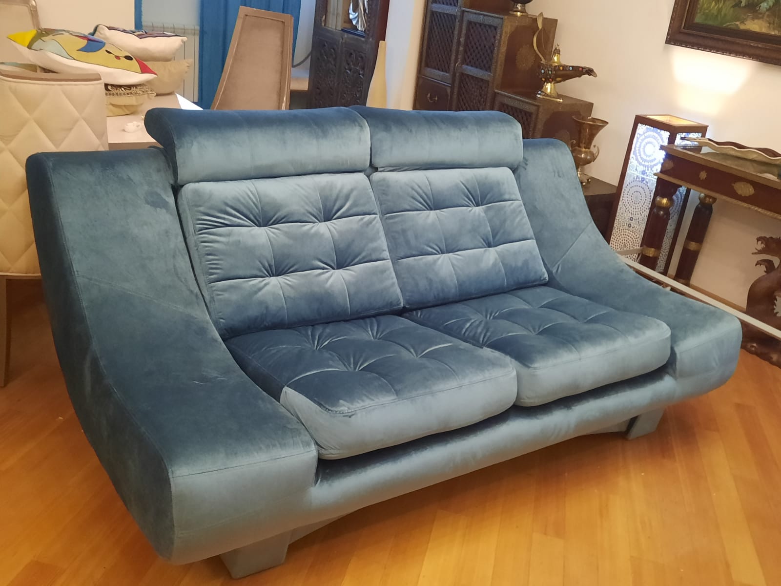 Обивка дивана на дому. Ленск