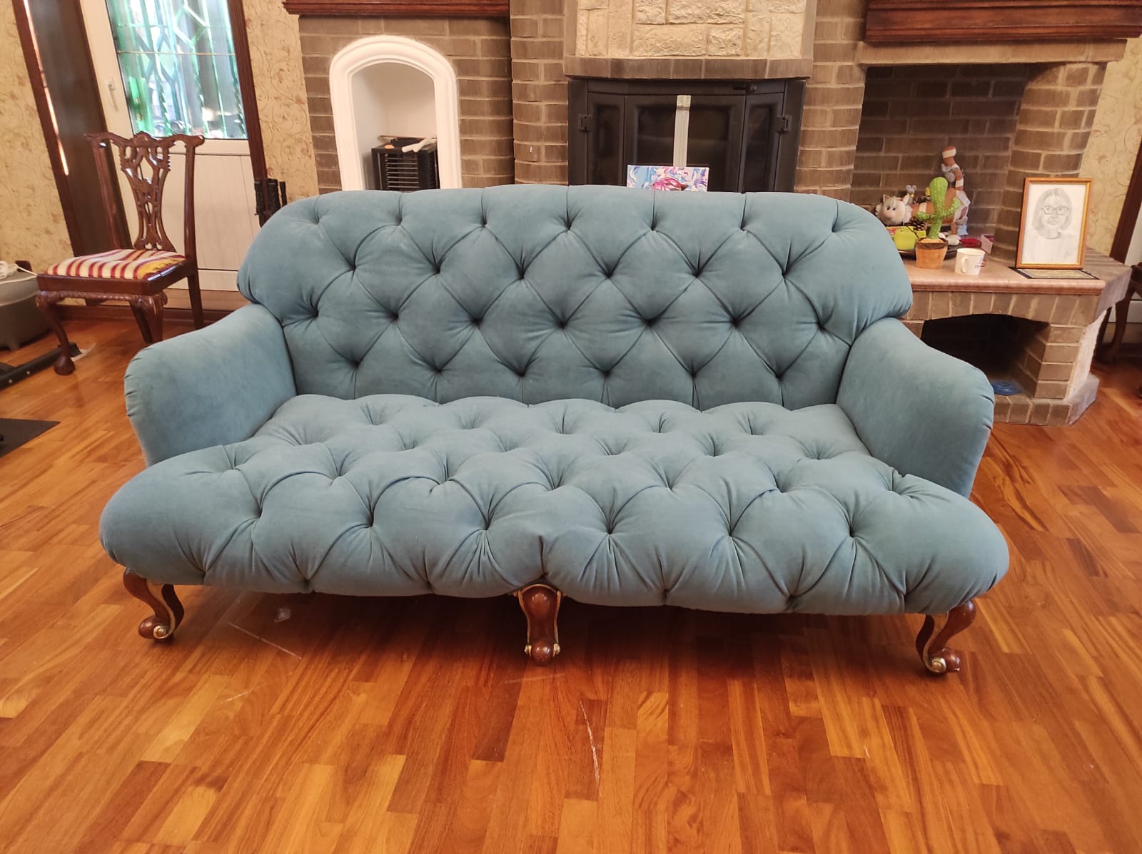 Перетяжка дивана. Ленск